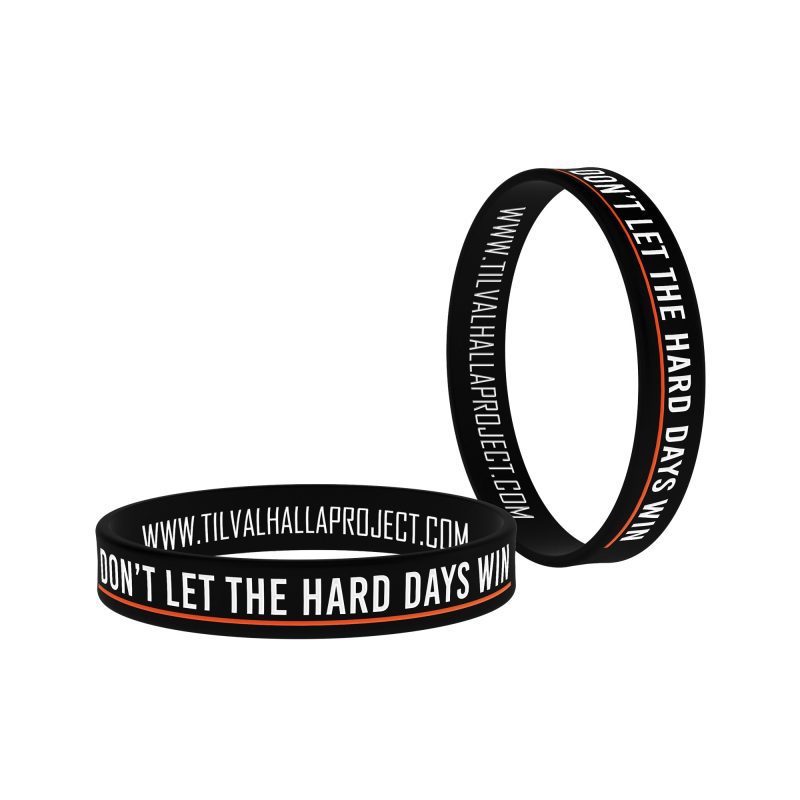 Dont Let The Hard Days Win Silicone Band