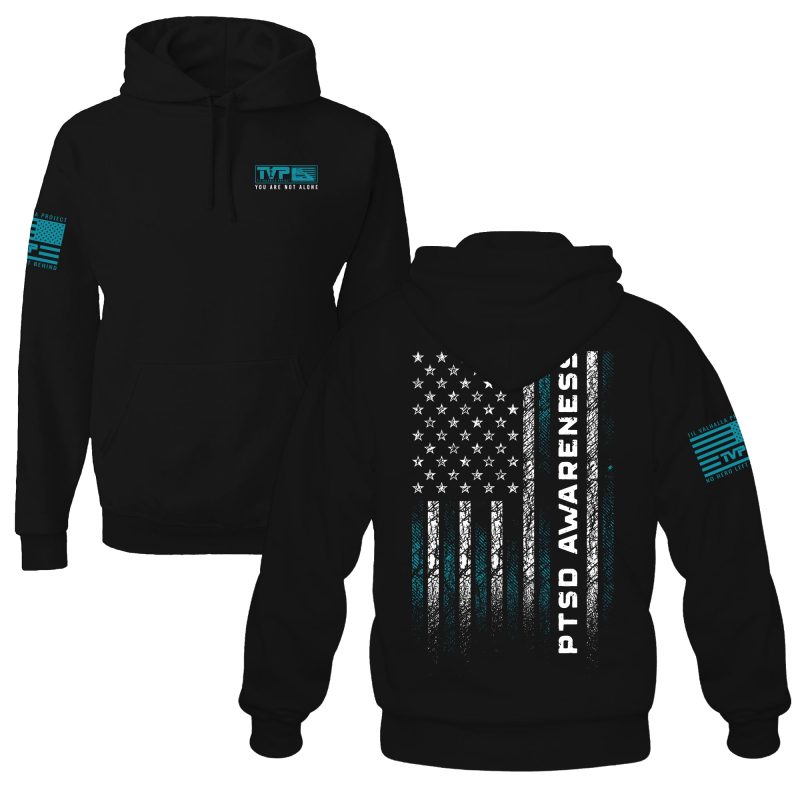 PTSD Awareness Flag Hoodie Mens Final Mock