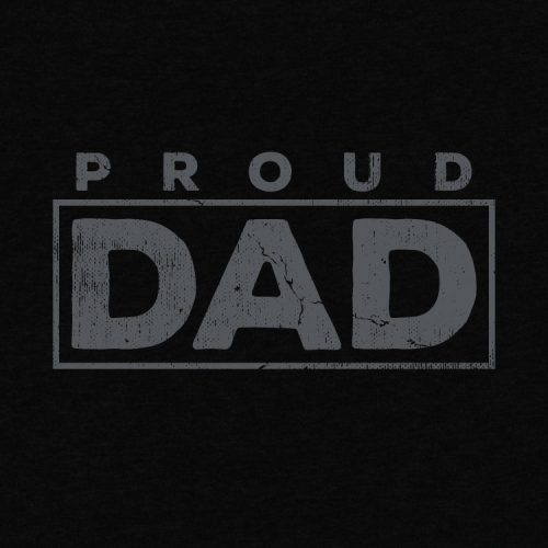 Proud Dad Black Front