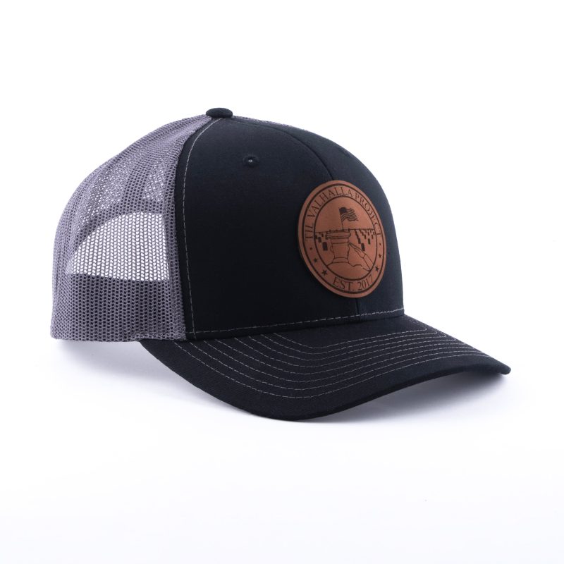 TVPLogoLeatherPatchhatblack.1