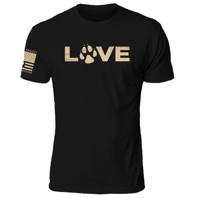 The Love of Dogs Mens Front Mock