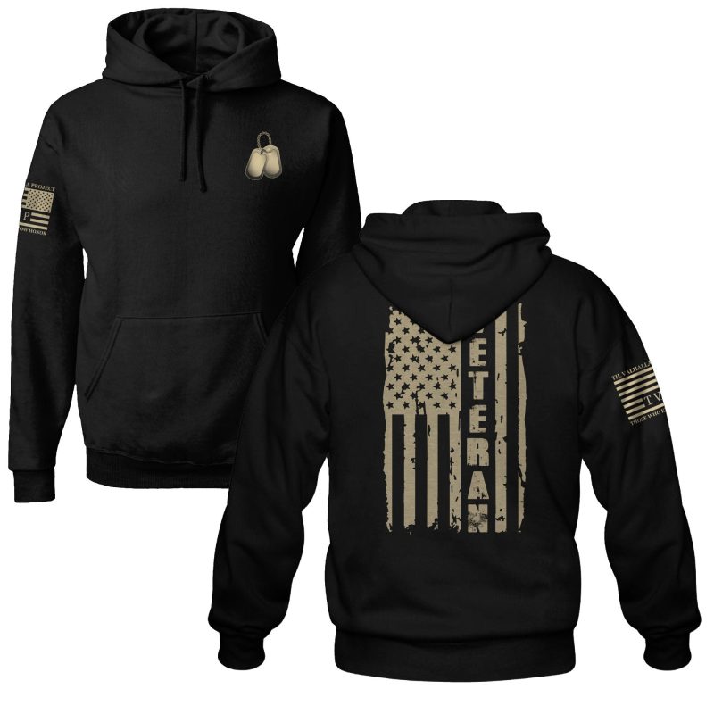 WRD Hoodie Veteran flag