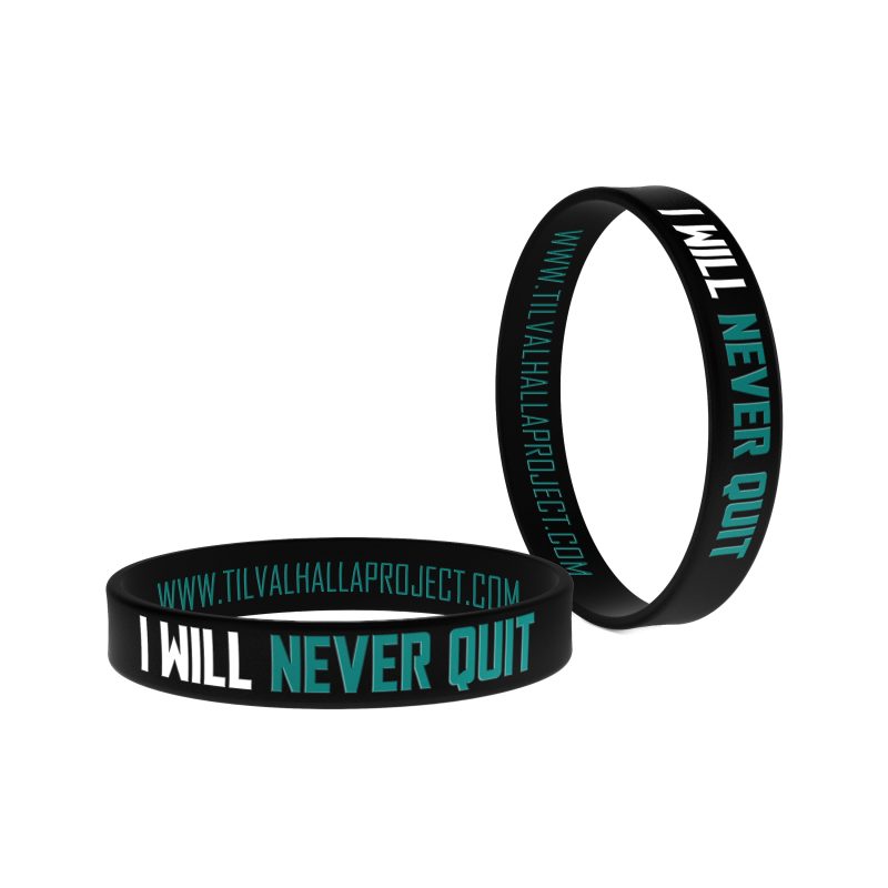 WRD Silicone Band IWillNeverQuitWRD