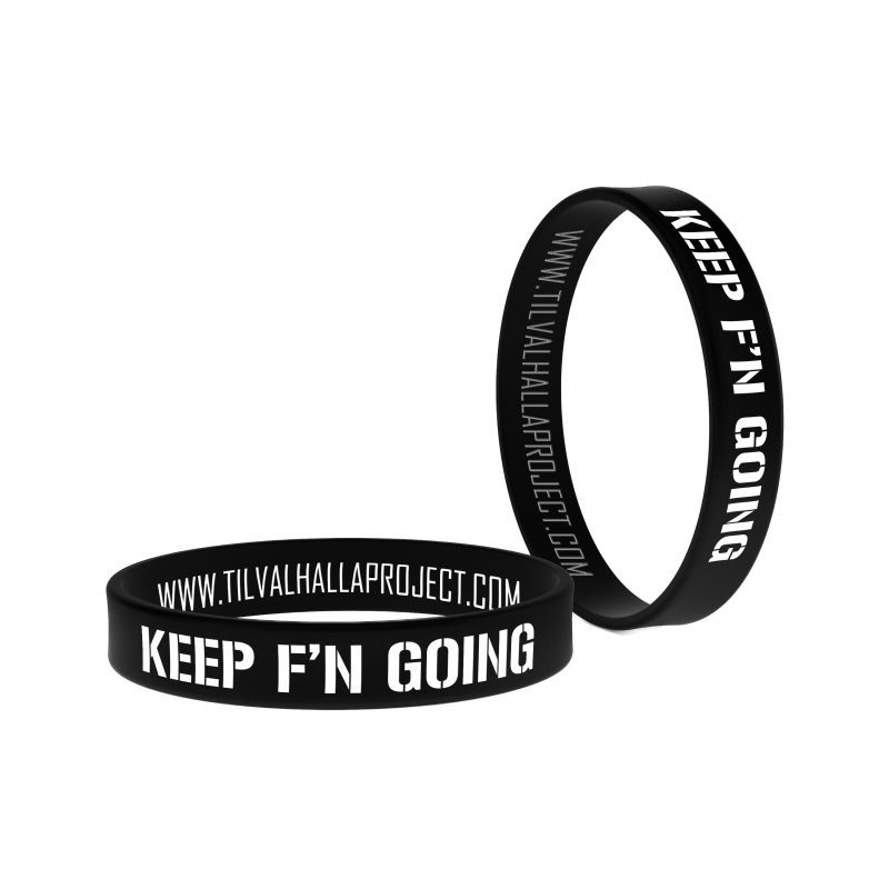 WRD Silicone Band KeepGoing BlackWRD