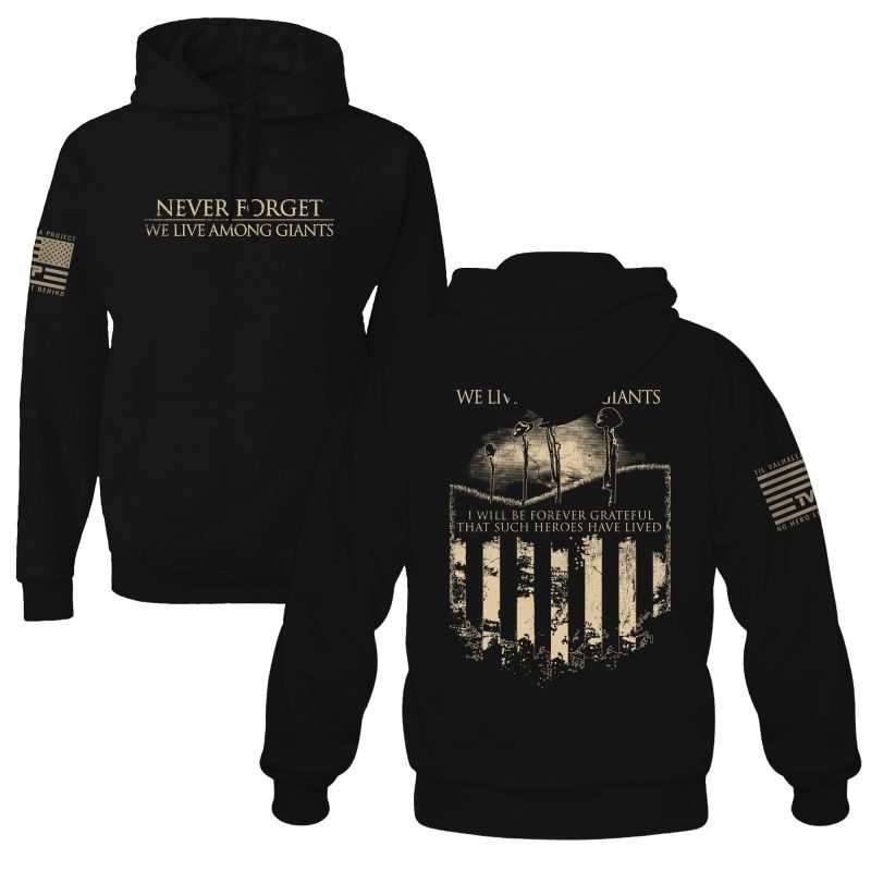 We Live Among Giants Black Hoodie Final Mock