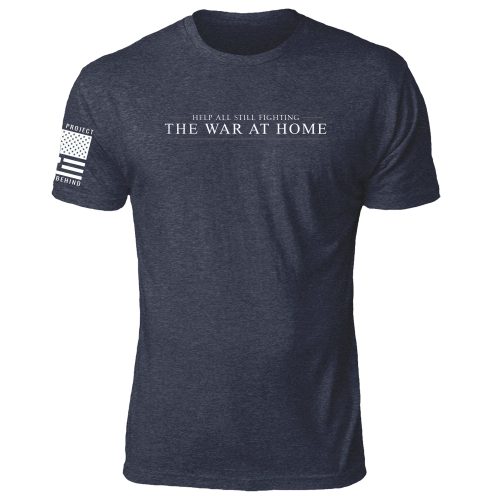 We Must Mend Them Navy Mens Front Mock