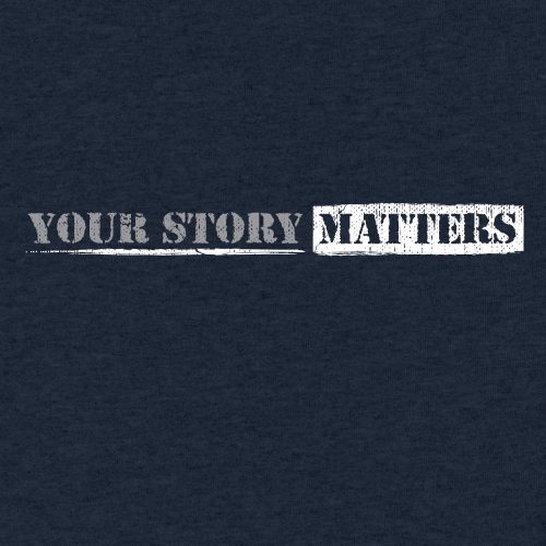 Your Story Matters Front Navy